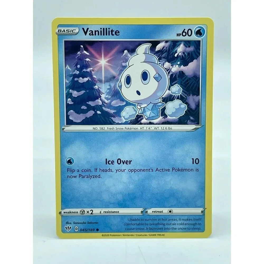 Vanillite 045/189 Darkness Ablaze‎ Non-Holo Pokemon TCG Mint Unplayed